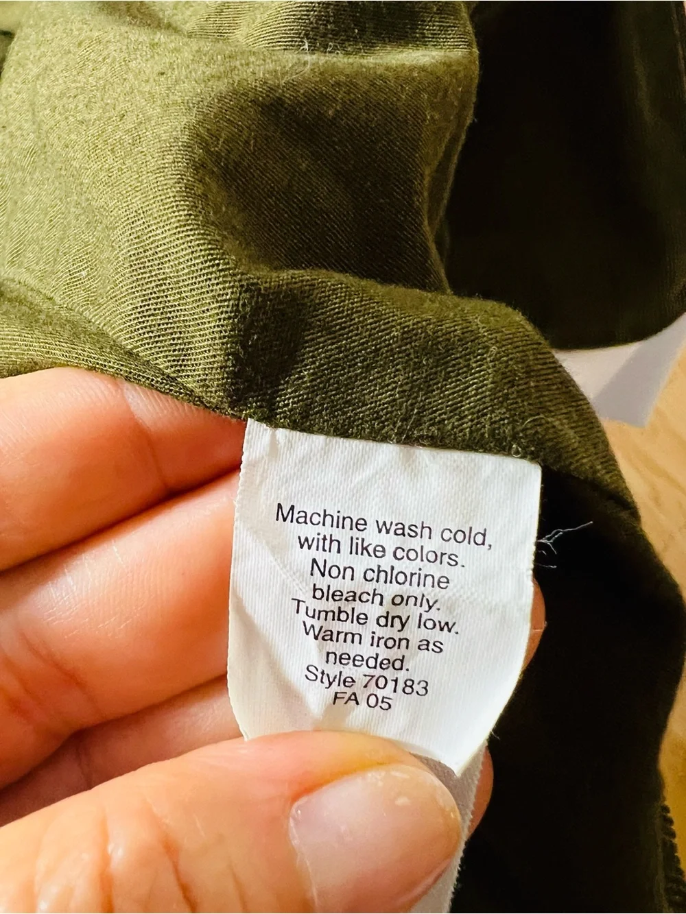 J. Crew Olive Corduroy Jacket